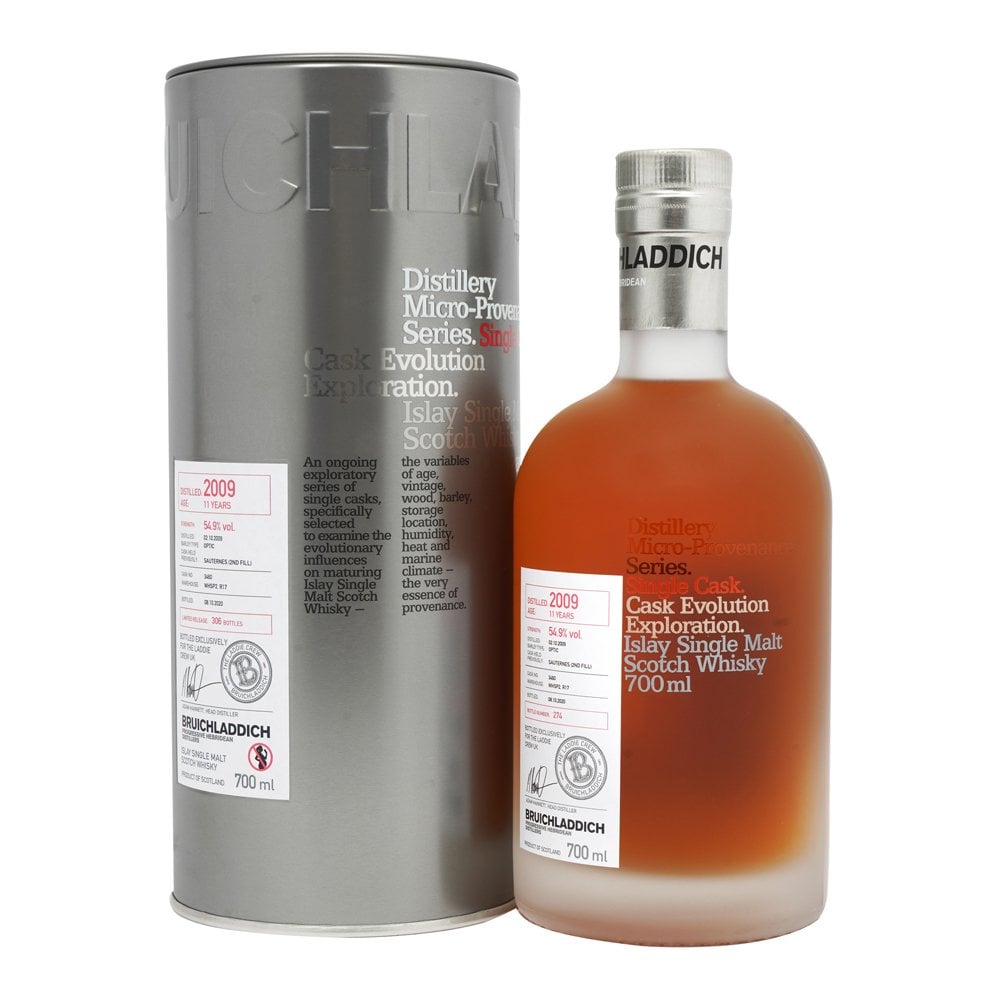 Bruichladdich 2009 11 Year Old Sauternes Single Cask 3460 Whisky 5664